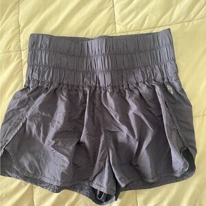 FP Movement by Free People Charcoal High-Waisted Shorts